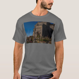 Hollyhocks und Headstones Talmontsur Gironde Frank T-Shirt