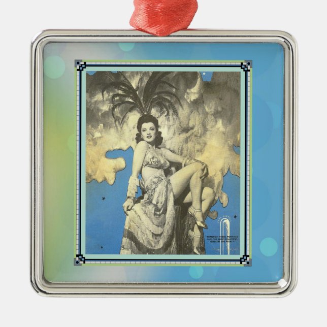 Hollywood 1 ornament aus metall (Vorne)