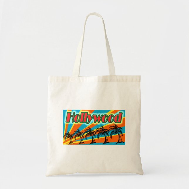 Hollywood 5 Palm Trees Bag Tragetasche (Vorne)