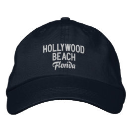 Hollywood Beach Florida bestickt Baseballhut Bestickte Baseballkappe
