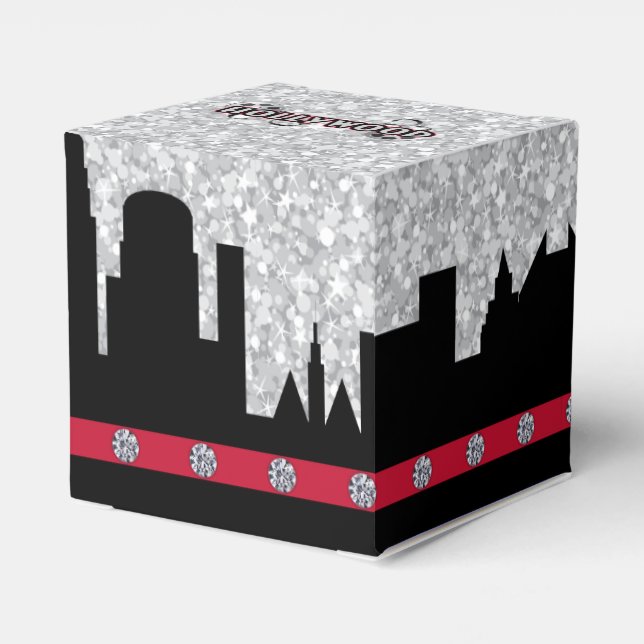 Hollywood Birthday Geschenkschachtel (Rückseite)
