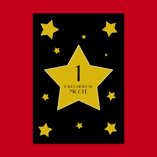 Hollywood Birthday Party Filmstars Tischnummer (Von Creator hochgeladen)