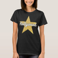 Hollywood Boulevard Script et Star T-Shirt