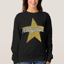 Hollywood Boulevard Script und Star Sweatshirt