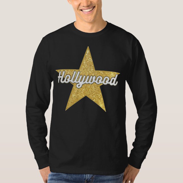 Hollywood Boulevard Script und Star T - Shirt (Vorderseite)