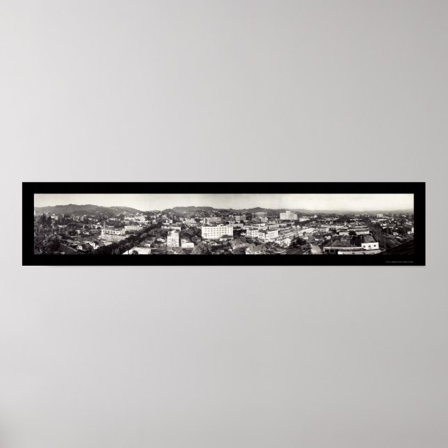 Hollywood, CA Foto 1929 Poster (Vorne)