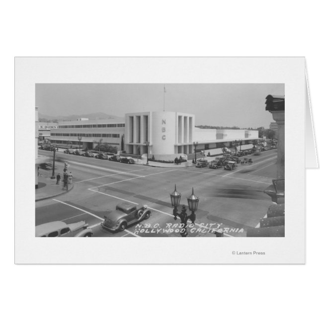 Hollywood, CA View of Radio City und NBC Studios (Vorderseite (Horizontal))