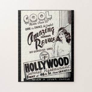 Hollywood Cabaret Restaurant und Bar der 30er Jahr