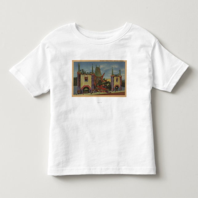Hollywood, CAGraumans chinesische Theater-Ansicht Kleinkind T-shirt (Vorderseite)