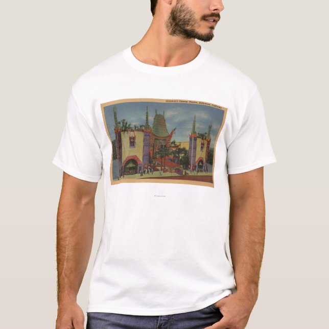 Hollywood, CAGraumans chinesische Theater-Ansicht T-Shirt (Vorderseite)