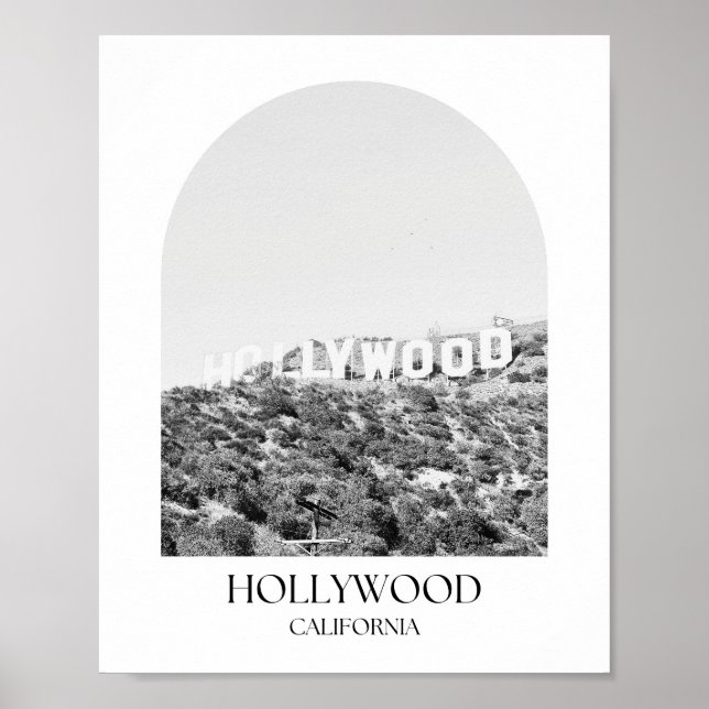 Hollywood California Arch Foto Print Poster (Vorne)