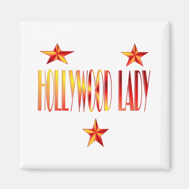 Hollywood-Dame Magnet (Vorne)