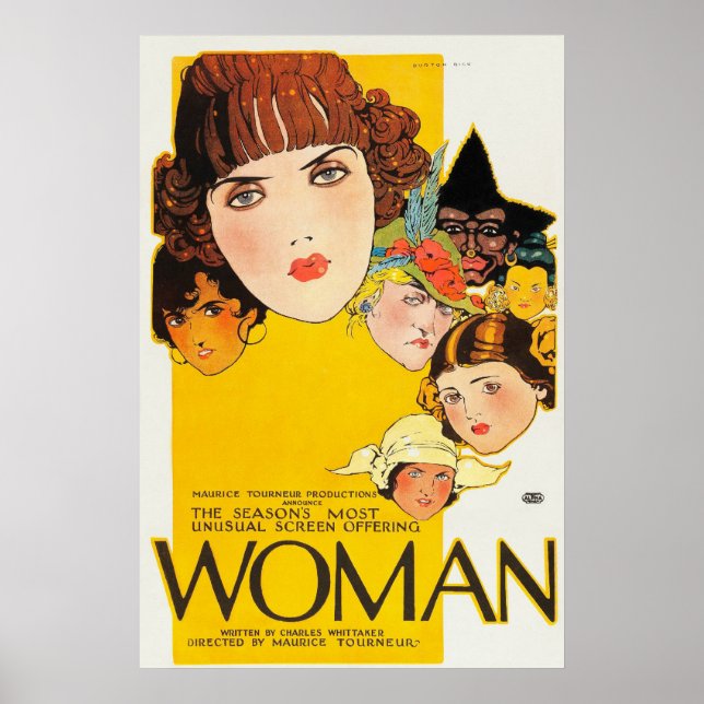 Hollywood-Film Vintag 1918 Poster (Vorne)