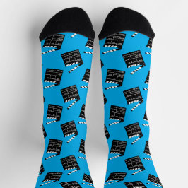 Hollywood Filmmaker Fun Clapboard Socken