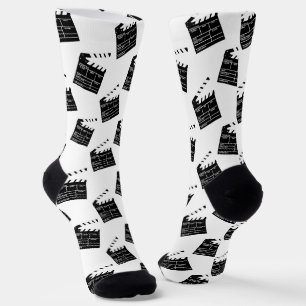 Hollywood Filmmaker Fun Clapperboard Socken