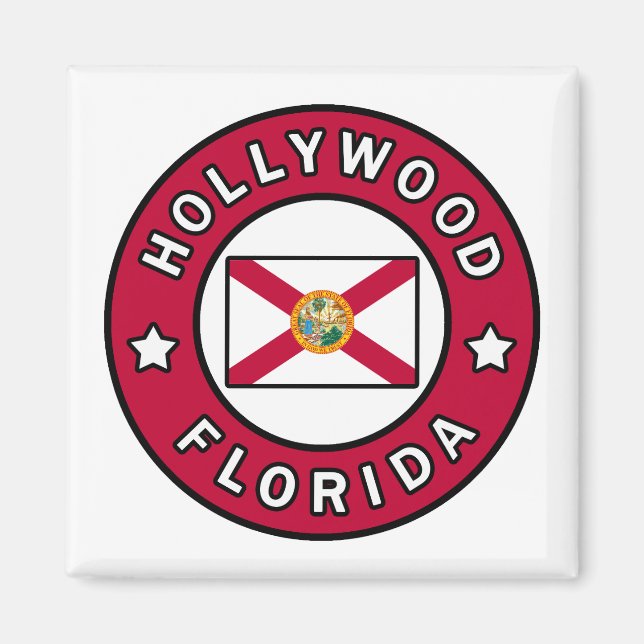 Hollywood Florida Magnet (Vorne)