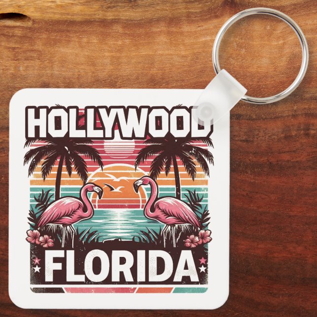 Hollywood Florida Schlüsselanhänger (Rückseite)