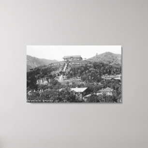 Hollywood, Garten-Ansicht-Fotografie CAs Leinwanddruck