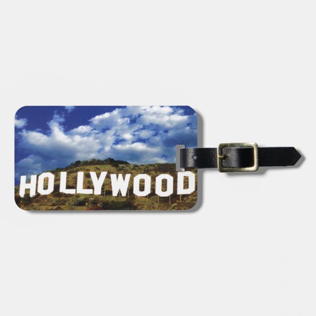 HOLLYWOOD GEPÄCKANHÄNGER (Vorderseite horizontal)