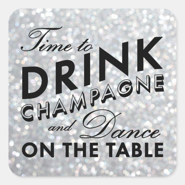 Hollywood Glam Sticker (Vorderseite)