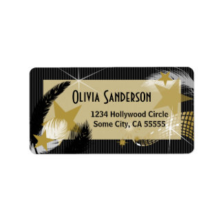 Hollywood Glamour Address Label Adressaufkleber