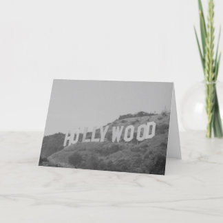Hollywood Greeting Card Karte