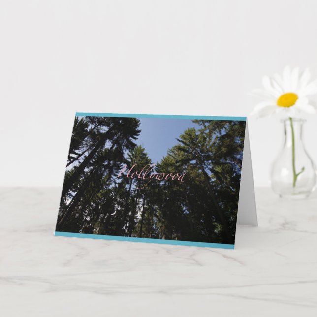 Hollywood - Grußkarte - Karte (Kleine Pflanze)