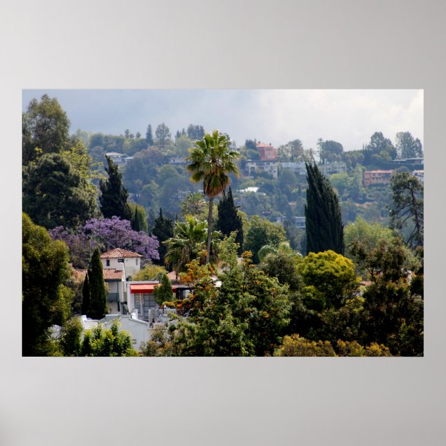 Hollywood Hills, Kalifornien Poster (Vorne)