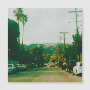Hollywood Hills Magnetkarte