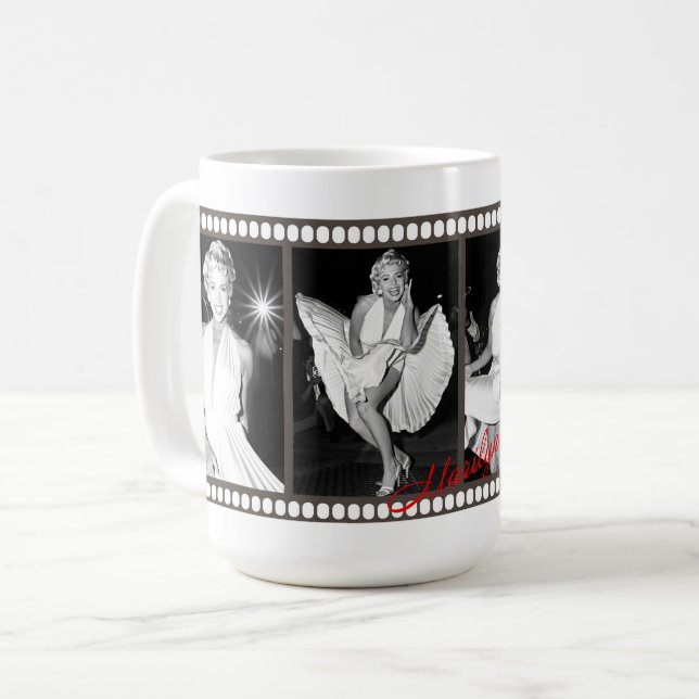 Hollywood Icon Marilyn Kaffeetasse (Vorderseite Links)