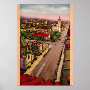 Hollywood Kalifornien Hollywood Boulevard Poster