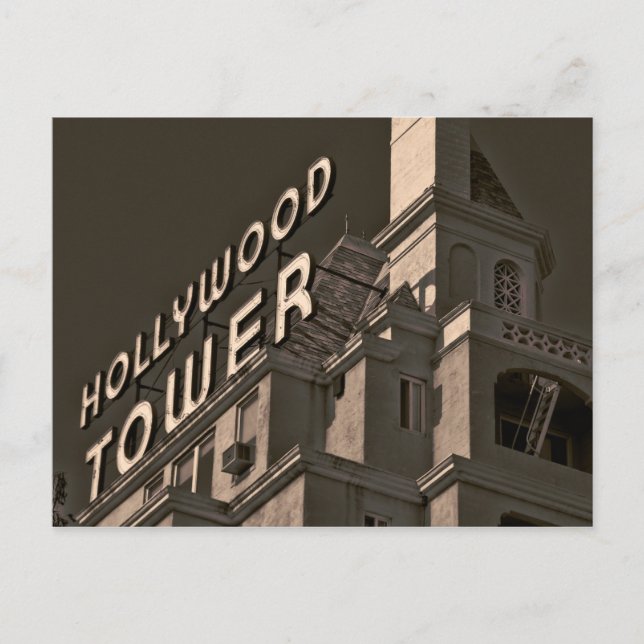 Hollywood, Kalifornien Postkarte (Vorderseite)