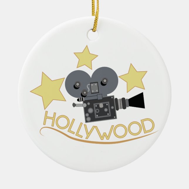 Hollywood Keramik Ornament (Vorne)