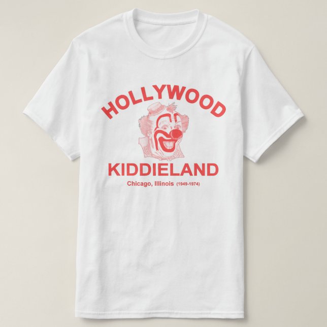 Hollywood Kiddieland, Chicago, IL. Vergnügungspark T-Shirt (Design vorne)