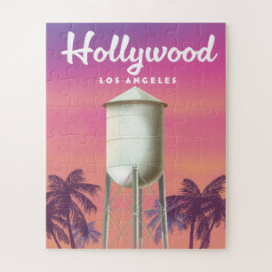 Hollywood Los Angeles Reiseposter