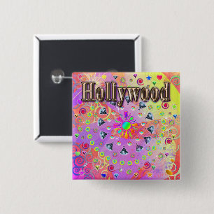 Hollywood Lucky Golden Button