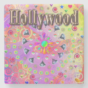 Hollywood Lucky Golden Untersetzer