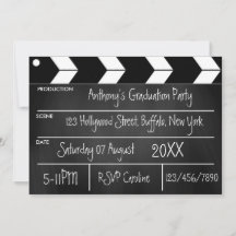 Hollywood Movie Graduation Party Chalkboard