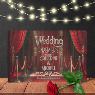 Hollywood Movie Red Carpet Premiere Wedding Gästebuch