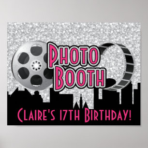 Hollywood-Party-Fotobooth-Plakat Poster