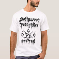 hollywood pedos sont vrais t-shirt drôle