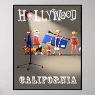 Hollywood-Plakat Poster