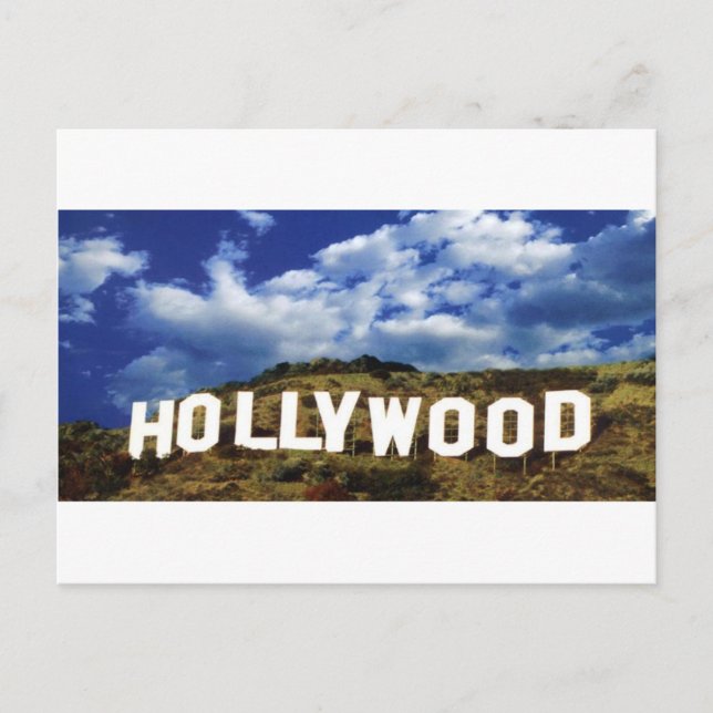 HOLLYWOOD POSTKARTE (Vorderseite)