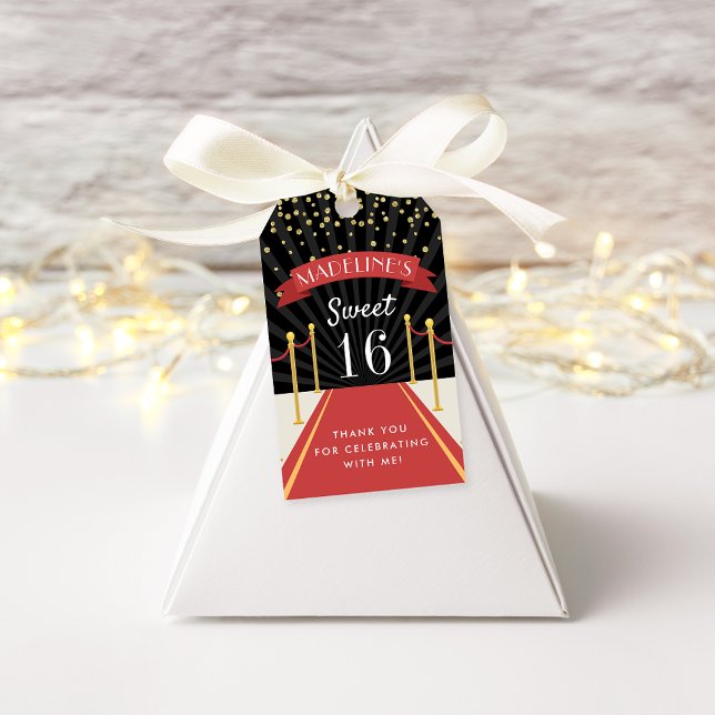 Hollywood Red Carpet Personalisiert Vielen Dank Geschenkanhänger (Von Creator hochgeladen)