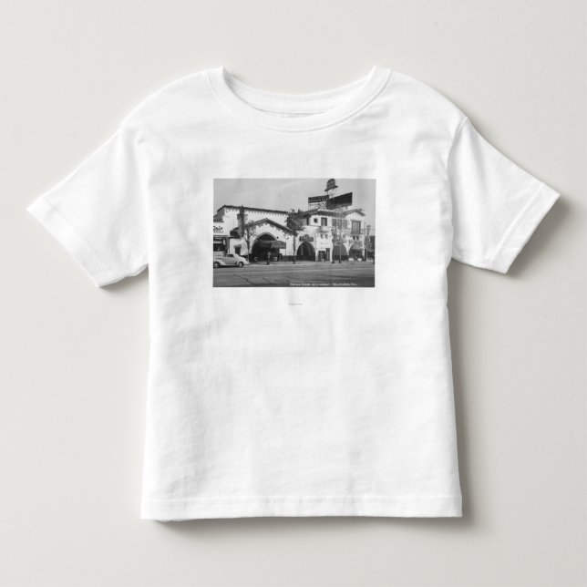 Hollywood, Restaurant-Ansicht CAs Brown Derby Kleinkind T-shirt (Vorderseite)