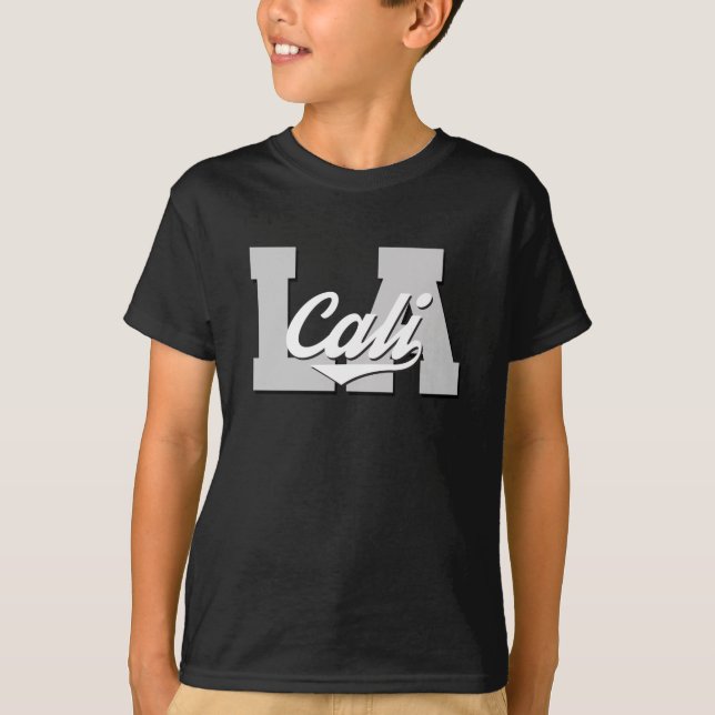 Hollywood - retro T - Shirt Fünfzigerjahre des LA (Vorderseite)
