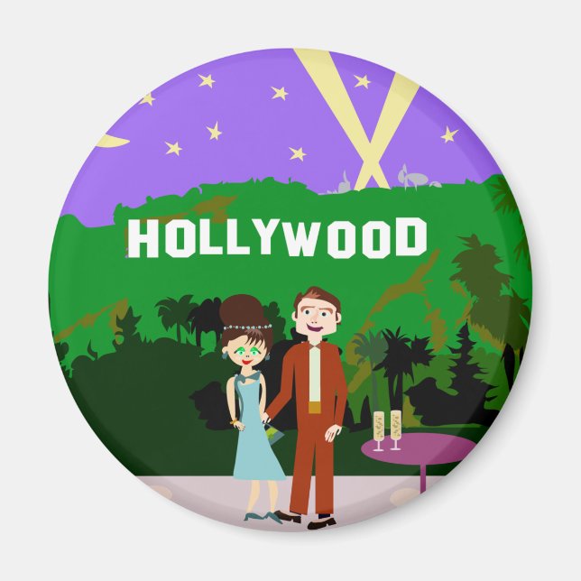 Hollywood-Romanze Magnet (Vorne)