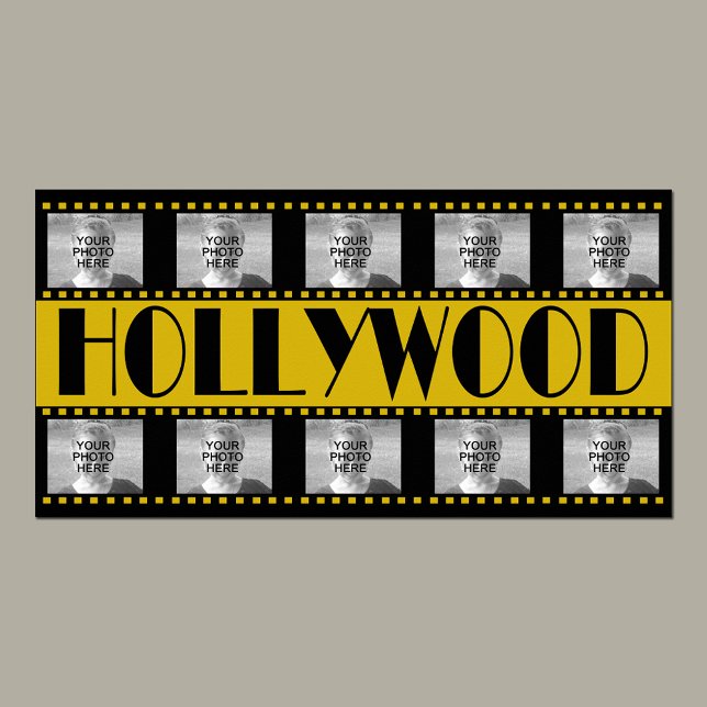 Hollywood Sign Movie Reel Foto Collage Poster (Von Creator hochgeladen)