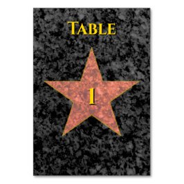 Hollywood Star Tischnummer