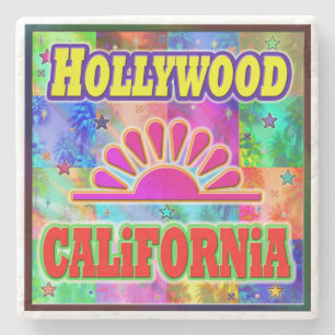 Hollywood Sun & Palms Untersetzer